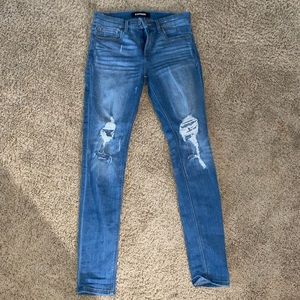 Size 4 Stretch Express Skinny blue jeans